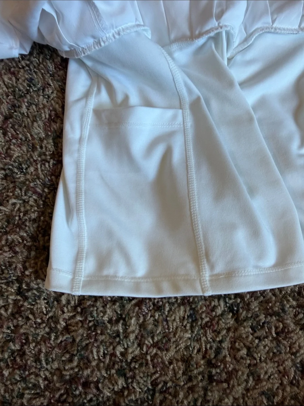Old Navy White Pleated Tennis Skort